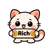 Rich · Kitten Club sticker from Chat Signs
