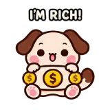 Rich · Puppy Pals sticker from Chat Signs