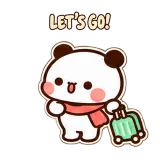 Packed and Ready sticker from Tiny Adventures
