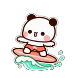 Tiny Surfer sticker from Tiny Adventures