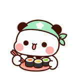 Sushi Chef sticker from Snack Break