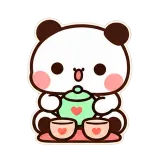 Tea for Two sticker from Snack Break