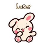 Loser · Pocket Friends sticker from Chat Reactions
