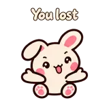 You lost · Pocket Friends sticker from Chat Reactions