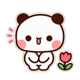 Thank You Bow sticker from Hello & Replies