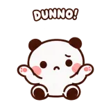 Tiny Shrug sticker from Tiny Drama