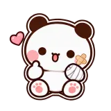 All Patched Up · Little Bear sticker from Express Yourself