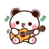 Guitar Jam · Little Bear sticker from Express Yourself