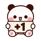 +1 · Little Bear sticker from Chat Signs