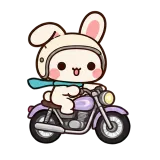 Motorbike Ride · Pocket Friends sticker from On the Go