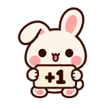 +1 · Pocket Friends sticker from Chat Signs