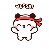 Victory Jump sticker from Party Time