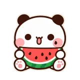 Watermelon Smile sticker from Snack Break