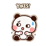Yikes sticker from Chat Reactions