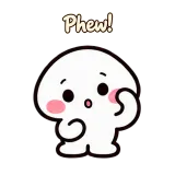 Phew! · Little Puddle sticker from Chat Reactions