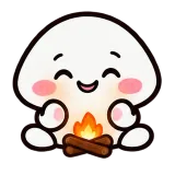 Cozy Fire · Little Puddle sticker from Express Yourself