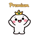 Premium · Little Puddle sticker from Chat Reactions