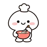 Busy Baking sticker from Little Puddle
