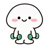 Gym Time sticker from Little Puddle
