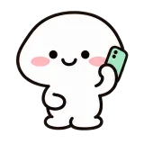 On a Call sticker from Little Puddle