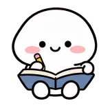 Study Session sticker from Little Puddle