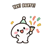 Party Puddle sticker from Express Yourself