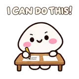 I CAN DO THIS! · Little Puddle sticker from Express Yourself