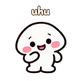 uhu · Little Puddle sticker from Chat Signs