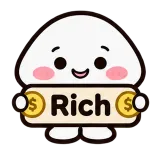 Rich · Little Puddle sticker from Chat Signs