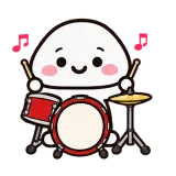 Drum Beat · Little Puddle sticker from Express Yourself