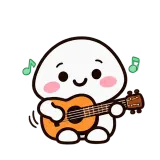 Guitar Jam · Little Puddle sticker from Express Yourself