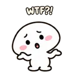 WTF sticker from Chat Reactions