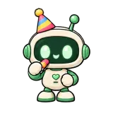 Party Cheer · Little Bots sticker from Express Yourself