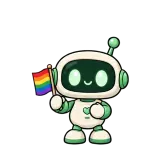 Proud Together · Little Bots sticker from Express Yourself