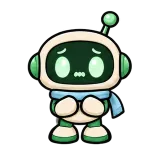Brr, I'm Cold · Little Bots sticker from Express Yourself