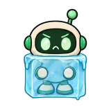 Ice Block · Little Bots sticker from Express Yourself