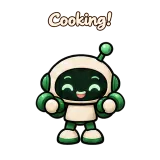 Cooking! · Little Bots · Sport sticker from Chat Reactions
