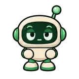 Rolling Eyes · Little Bots sticker from Express Yourself