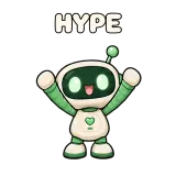 HYPE · Little Bots sticker from Express Yourself