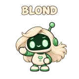 BLOND · Little Bots sticker from Express Yourself
