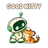 GOOD KITTY · Little Bots sticker from Express Yourself