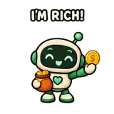 Rich · Little Bots sticker from Chat Signs