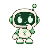 Bot Thinking sticker from Little Bots