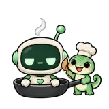 You Are Cooked · Little Bots sticker from Express Yourself
