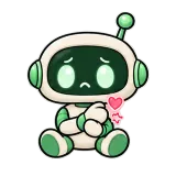 Ouch! · Little Bots sticker from Express Yourself