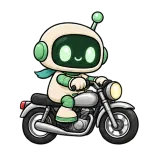 Motorbike Ride · Little Bots sticker from On the Go