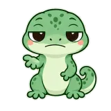 Gecko Bro... sticker from mssgs Mascot