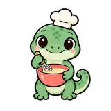 Busy Baking sticker from Busy Days