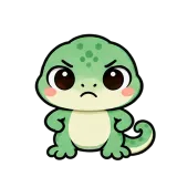 Little Hmph · mssgs Mascot sticker from Express Yourself