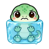 Ice Block · mssgs Mascot sticker from Express Yourself